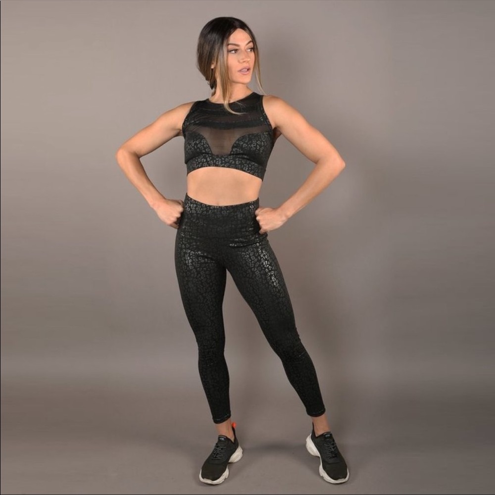 CHEETAH PRINT ACTIVE SPORT BRA - Picture 5 of 5